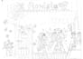 make hand drawn children book illustrations black and white
